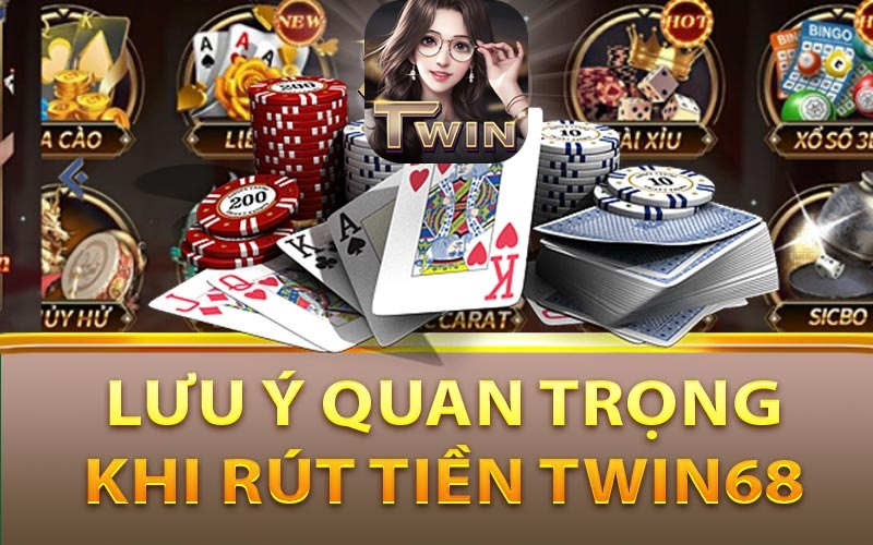 Hướng dẫn rút tiền 4 lưu ý rút tiền twin68