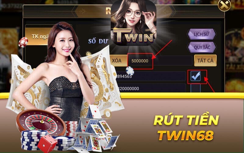 Hướng dẫn rút tiền 5 rút tiền Twin68