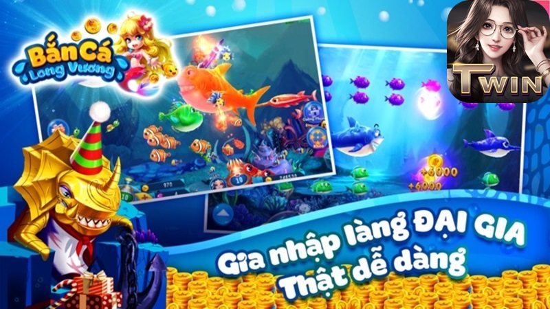 Bắn cá Long Vương Twin68: “Mới độc lạ, chơi là ghiền” 4 Sảnh bắn cá
