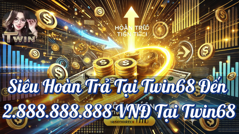 Siêu hoàn trả tại Twin68 đến 2.888.888.888 VNĐ tại Twin68