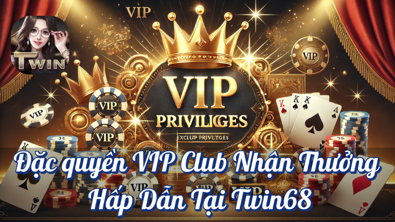 Đặc quyền VIP Club nhận thưởng hấp dẫn tại Twin68